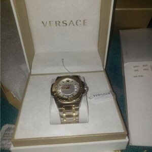 NWT Versace Two-Tone Luxury Men's Watch